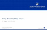 Priority Medicines (PRIME) scheme - dgra.de · An agency of the European Union Priority Medicines (PRIME) scheme DGRA Congress, Bonn, 15 June 2016 Presented by Christelle Bouygues