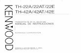 Kenwood TH-22 TH-42 User manual Spanish · Title: Kenwood TH-22 TH-42 User manual Spanish Subject: Kenwood TH-22 TH-42 User manual Spanish RTX VHF UHF Keywords: Kenwood TH-22 TH-42