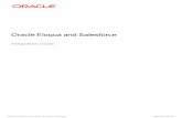 Oracle Eloqua and Salesforce Integration Guide · ©2018OracleCorporation.Allrightsreserved 2of81 Contents 1IntegratingOracleEloquawithSalesforce 4 2OverviewofdataimportsfromSalesforcetoOracleEloqua