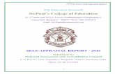 palieducationsociety.orgpalieducationsociety.org/naac.pdfSTPCE NAAC Self Appraisal Report 10 INDEX Sl. No CONTENTS PAGE - NUMBERS PART – I: INSTITUTIONAL DATA 01 Profile of the Institution