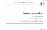 In The Name of Allah - Ferdowsi University of Mashhadkarimpor.profcms.um.ac.ir/imagesm/354/stories/Instrumentation/... · lecture 10 Dr. Ali Karimpour (Presented by: Ms. Helmi, Mr