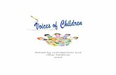 Raised by Grandparents and Other Relatives 2015 Voices of Children 2015 Voices of Children Raised by Grandparents and Other Relatives 2015 A compilation of poems, essays, and drawings