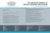 THE AMERICAN JOURNAL OF TROPICAL MEDICINE AND … · The American Journal of Tropical Medicine and Hygiene is online at  Download our free app! ... J. Erin Staples, ...