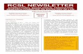 RCSL NEWSLETTERrcsl.iscte.pt/rcsl_nl_2017_1_.pdf · 3 RCSL NEWSLETTER Winter 2017 In 2004, the Portuguese Sociological Association, founded in 1985, started to encourage the formation