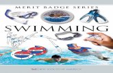 SWIMMING - Elsinga Merit Badge... · 4 swimming Requirements 1. Discuss the prevention of and treatment for health concerns that could occur while swimming, including hypothermia,