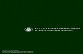 THE JOHN CARTER BROWN LIBRARY 2018-2019 RESEARCH … · Guadalupe Carrasco-González Professor, History, Universidad de Cádiz ... Federal University of Rio de Janeiro ... Felice