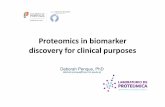 Proteomics in biomarker discovery for clinical purposes i3DUrepositorio.insa.pt/bitstream/10400.18/3564/1/Microsoft PowerPoint... · Proteomics in biomarker discovery for clinical