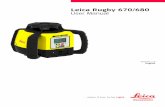 Leica Rugby 670/680 User Manual - Engineering Land ... · Leica Rugby 670/680 User Manual Version 1.0 English. ... Warning messages are an essential part of th e safety concept of