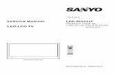 PRODUCT CODE No. LED-LCD TV 1 682 NTSC(AV)cncms.com.au/SANYO-SMs/Consumer-Electronics/LED Television/led... · service manual product code no. 1 682 351 40: pal-b/g (ccir) file no.