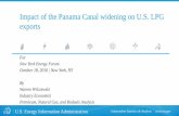 Impact of the Panama Canal widening on U.S. LPG exports · 18/10/2016 · U.S. Energy Information Administration Independent Statistics & Analysis Impact of the Panama Canal widening