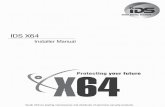 IDS X64 Installer Manual 700-398-02D Issued August 2010saundersonsecurity.co.za/acatalog/X64-16-NP_inst.pdf · IDS X64 Installer Manual 700-398-02D Issued August 2010 1 . IDS X64