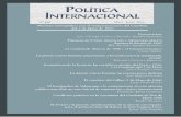 Revista Política Internacional No. 120 – 2016 1 · Revista Política Internacional No. 120 – 2016 9 al discurso de unión americana desde el Perú durante la década de 1860,