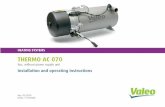 EBA Thermo AC 070 EN - valeo-thermalbus.com · Rev. 01/2018 Id.No. 11118360C Installation and operating instructions THERMO AC 070 ... 7.1 A clearly visible tell-tale in the operator’s