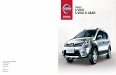 LIVINA LIVINA X-GEAR - showme.co.za · the Nissan Livina and Nissan Livina x-gear has a spacious, airy interior with plenty of room for people and everything you might need to take