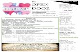 The OPEN - Lakewood Christian Churchlakewoodchristianchurch.org/s/Open Door 02-17-15 email.pdf · The February 17, 2015 OPEN DOOR LAKEWOOD CHRISTIAN CHURCH (Disciples of Christ) “An