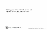 Allegro Control Panel Installation Manual · Testing central station communication 37 Troubleshooting 38 ... • Sur-Gard Central Station Receiver with models SG-DRL2A and SG-CPM2