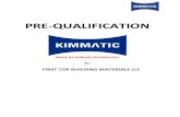 PRE-QUALIFICATION - Kimmatic · pre-qualification made by korean technology by: ... desert group nursery (1 set) ... (1 set) deira, dubai, uae
