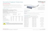 Thermalized Skydome Product Data - wascoskylights.com · ddss[p]2-9898 ddd95 ½" x 95 ½" ss2–9898 Wasco curb-mount Thermalized® Solar-Energy Skydomes® offer outstanding lighting