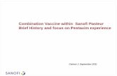 Combination Vaccine within Sanofi Pasteur Brief History ... SP combo.pdf · Combination Vaccine within Sanofi Pasteur Brief History and focus on Pentaxim experience ... (test in vitro)