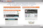 QUICK REFERENCE GUIDE QUICK REFERENCE GUIDE FOR … Reference Guide.pdf · QUICK REFERENCE GUIDE FOR ANDROID SMARTPHONE & TABLET Version 1.64 Google Maps is updated via Android Market