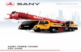 SANY TRUCK CRANE STC 250Hresource.sanygroup.com/files/20120426093815871.pdf · TECHNICAL PARAMETER Counterweight 4.5t, mounted on the turntable through connecting bolts. Operator’s