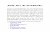 Hobbes's Moral and Political Philosophy - WordPress.com · Hobbes's Moral and Political Philosophy First published Tue Feb 12, 2002; substantive revision Tue Feb 25, 2014 The 17th