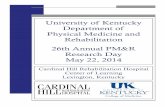 University of Kentucky Department of Physical Medicine and ...· University of Kentucky Department