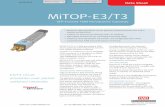 MiTOP-E3/T3 - bestdatasource.com · MiTOP-E3/T3 SFP-Format TDM Pseudowire Gateway Data Sheet Where to buy > See the product page > MiTOP-E3/T3 is a TDM pseudowire (PW) access gateway