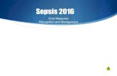 Sepsis 2016 - IHA · Sepsis 2016 Core Measures Recognition and Management. Tom Ahrens PhD RN FAAN ... Sir William Osler –1904 The Evolution of Modern Medicine. Impact of Vaccines