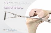 LAMINA SPREADER SURGICAL TECHNIQUE - …synthes.vo.llnwd.net/o16/LLNWMB8/US Mobile/Synthes North...2 DePuy Synthes Joint Reconstruction ATTUNE® Knee System Lamina Spreader Surgical