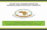 N AFRICAN CACHPROMMISSION ON - African Commission on … · understood as persons offemale sex including girls, ... African Charter, the Protocol to the African Charter on Human and
