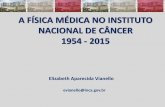 A FÍSICA MÉDICA NO INSTITUTO NACIONAL DE CÂNCER 1954 - .nacional de cÂncer 1954 - 2015 ... 2