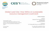 Global Land Use: How SDGs on sustainable resource ...ec.europa.eu/.../parallel-side-sessions-4/4-1/stefa_bringezu_4.1.pdf · Global Land Use: How SDGs on sustainable resource management