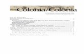 Announcement of Winner of the 2014 “Maureen Ahern Doctoral ...clayton.mccarl/lc/Colonia_2-3.pdf · Colonia/Colônia 2:3 August 2014, p. 6 Myscofski, Carole A. Amazons, Wives, Nuns