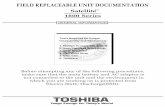 TOSHIBA - ELHVB, motherboard information and other stuff 1800... · TOSHIBA Tough Enough for Today’s World MINI PCI CARD REMOVAL FIELD REPLACEABLE UNIT DOCUMENTATION 1800 Series
