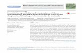 Cryptosporidium species in animals - scielo.br · 178 brazilian journal of microbiology 49 (2018)177–183 Introduction Cryptosporidia are cosmopolitan widespread parasite, with broad