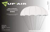 notice d’utilisation Parachute de secours SHINE - supair.com · avec la voile de parapente, le pilote de test libère le parapente (quand l’effet pendulaire est au maximum pour