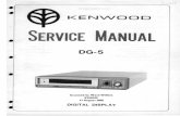  · KENVVOOD SERVICE MANUAL DG-5 Scanned by Ward Willats KG6HAF 17 August 2002 DIGITAL DISPLAY