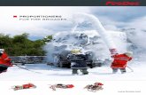 PROPORTIONERS FOR FIRE BRIGADES. · to generate fire extinguishing foam or surfactant ... The water motor drives a specially designed ... 1,0 1,2 1,4 1,6 1,8 2,0 20 30 40 50 60 70