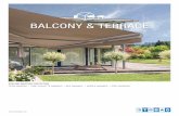 BALCONY & TERRACE - STOBAG · The Gremaud family guarantees you durable, tailored products in uncompromising quality. We achieve this through the consistent use ... BALCONY & TERRACE