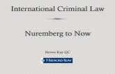 International Criminal Law Nuremberg to Now - 9BRi9bri.com/wp-content/uploads/2014/05/Nuremberg-to-Now.pdf · The International Criminal Tribunal for the former Yugoslavia (ICTY)
