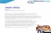 350-001 - officialcerts.com · questions and answers that may be appeared in your 350-001 exam. Every point from pass4sure 350-001 PDF, 350-001 review will help you take Cisco 350-001