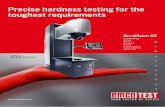 Precise hardness testing for the toughest requirements · Precise hardness testing for the toughest requirements DaVurisionG 5. 2 DuraVision G5 product brochure gf 0.3 kgf 3000 kgf