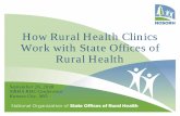 How Rural Health Clinics Work with State Offices of Rural ... · Buster. Ryder. What is NOSORH? NOSORH promotes the capacity of State Offices of Rural Health (SORH) to improve ...