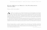From Micro to Macro via Production ... - vasco m. carvalhovasco-m-carvalho.github.io/pdfs/Carvalho_JEP_2014.pdf · Vasco M. Carvalho is a Reader in Economics, University of Cambridge,