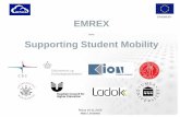 ERASMUS+ EMREX Supporting Student Mobilityemrex.eu/wp-content/uploads/2015/12/EMREX_NUAS_151119.pdf · achievement data electronically Supporting student mobility A B. ERASMUS+ Degree