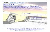 TO ZEV - SAE Torino Group · HIGHLIGHTING THE LATEST POWERTRAIN, VEHICLE AND INFOMOBILITY ... General Motors, Fiat, Audi, Volvo ... P. Antonioli, General Motors Powertrain Europe