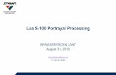 Lua S-100 Portrayal Processing - IHO · Lua S-100 Portrayal Processing SPAWARSYSCEN LANT August 31, 2016 David.Grant1@navy.mil +1-757-541-5794