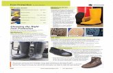 Choosing the Right Foot Protection - MATHESON · Choosing the Right Foot Protection We’ve broken down the Foot Protection selection process into four simple considerations. Slip