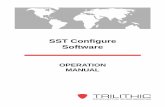 SST Configure Software - viavisolutions.com · SST Configure Software - Operation Manual 2 Trilithic Company Profile Trilithic is a privately held manufacturer founded in 1986 as